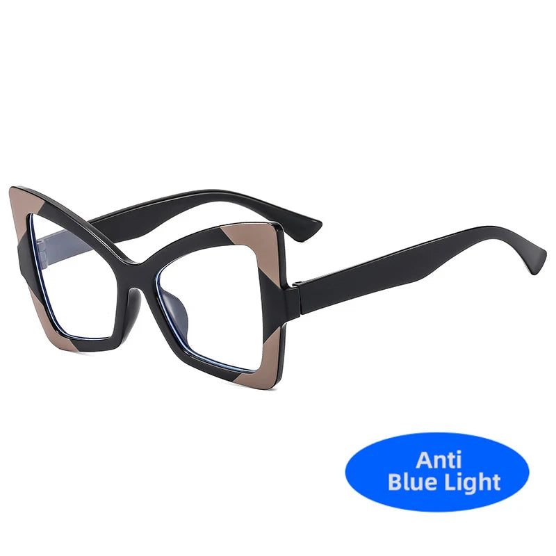 Trendy Butterfly Cat Eye Anti-Blue Light Glasses. - Maison Novaire