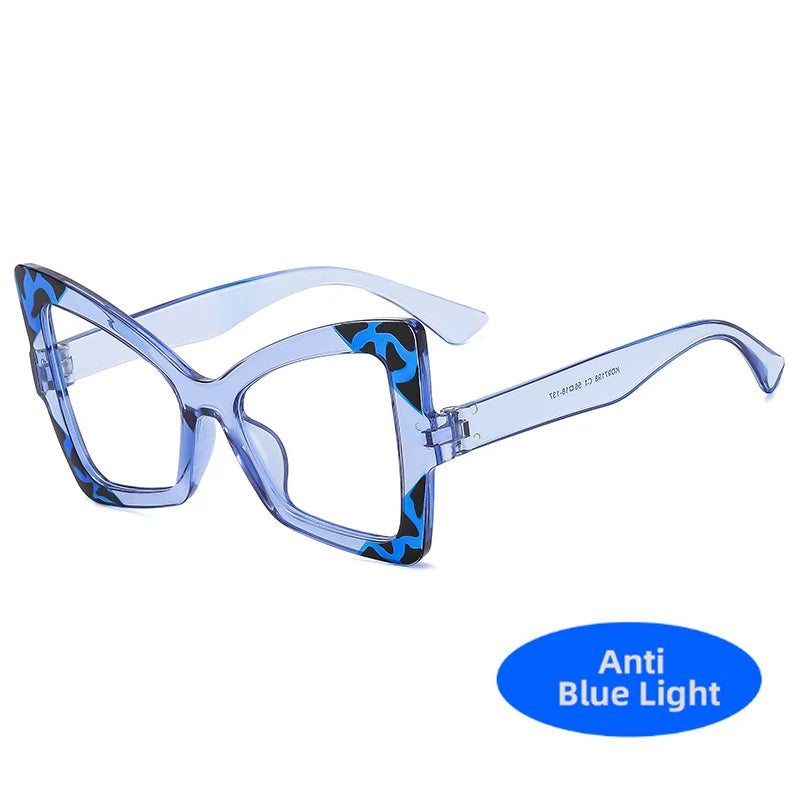 Trendy Butterfly Cat Eye Anti-Blue Light Glasses. - Maison Novaire