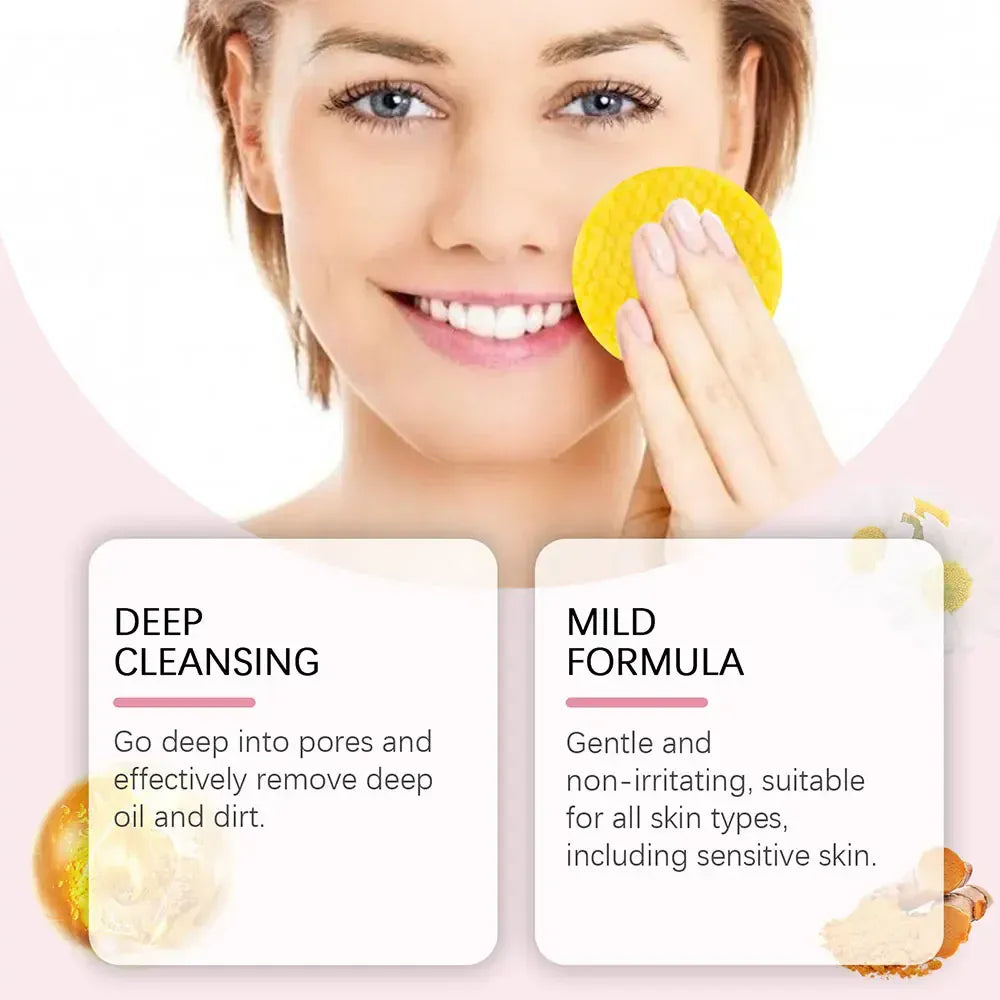 Turmeric Kojic Acid Exfoliating Cleansing Pads. - Maison Novaire #