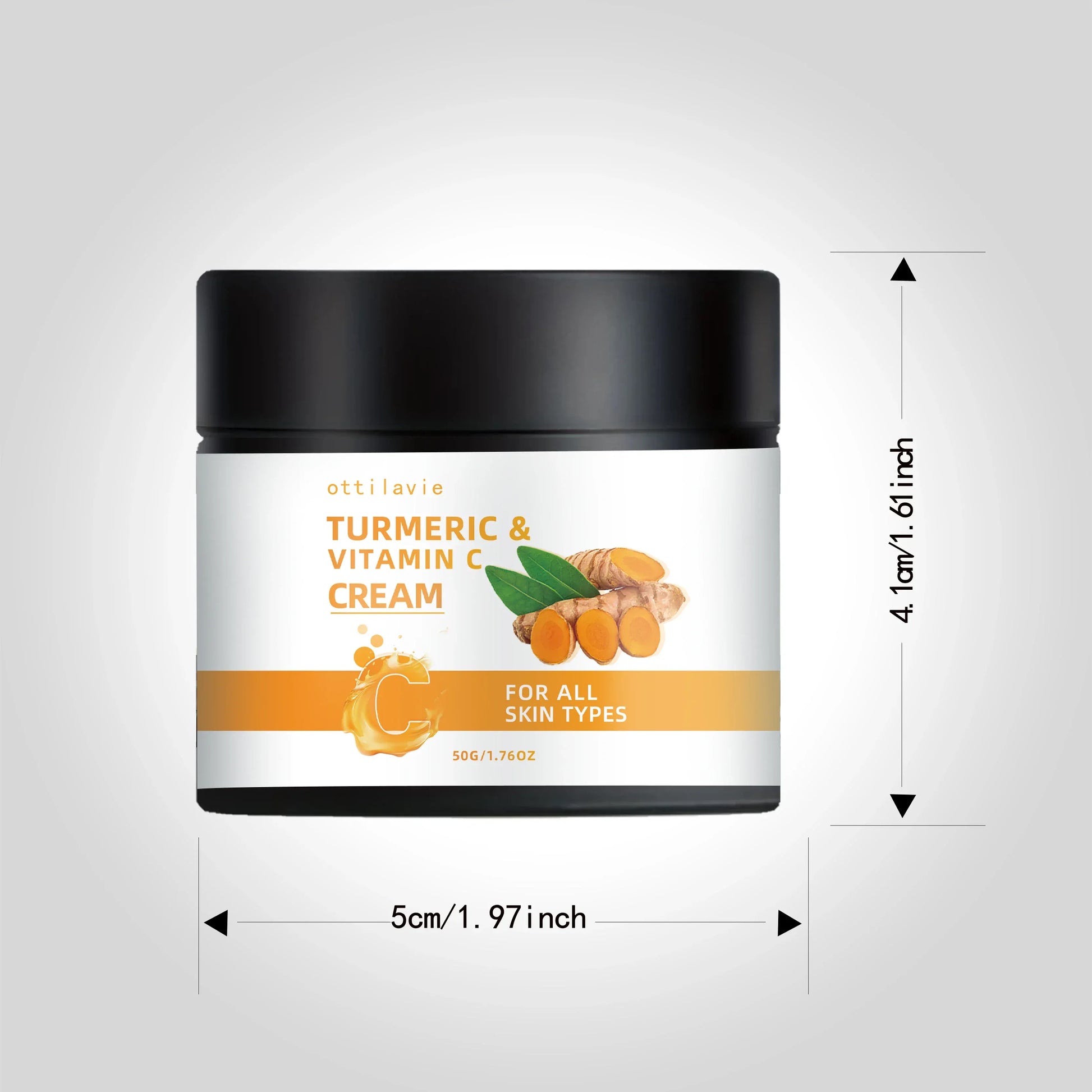 Turmeric & Vitamin C Cream for Face & Neck - Maison Novaire