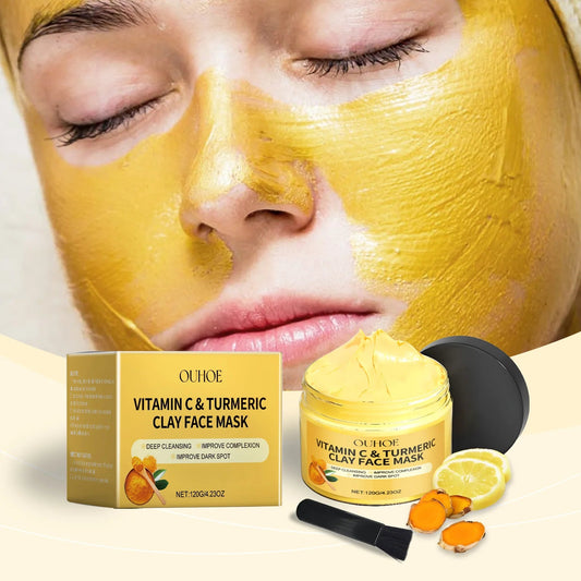 Turmeric VitaminC Clay Deep Cleansing Facial Mask. Maison Novaire