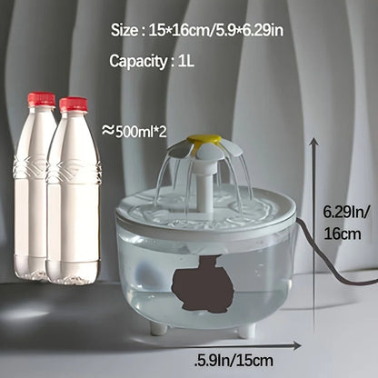 USB Electric Pet fountain drinking bowl. - Maison Novaire #