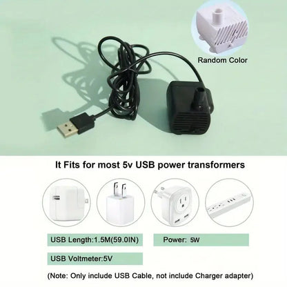 USB Electric Pet fountain drinking bowl. - Maison Novaire #