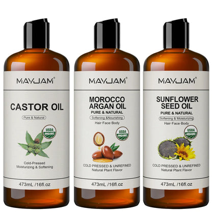 USDA Organic Sunflower Seed Oil for Skin & Hair - Maison Novaire