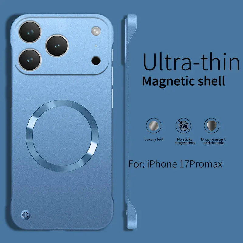 Ultra Thin Metallic Magsafe Case for iPhone 17 series - Maison Novaire #