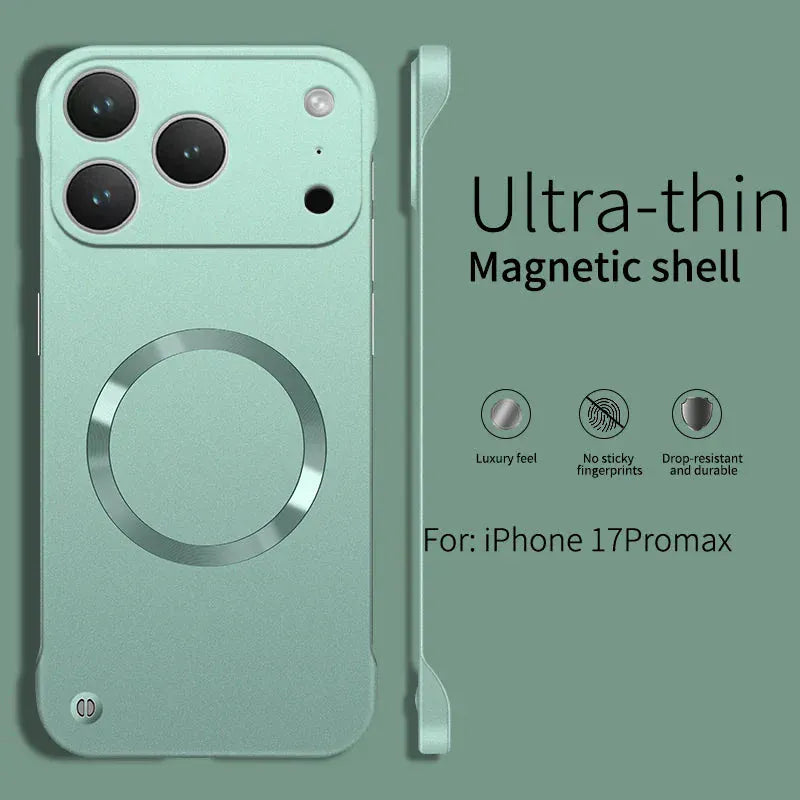 Ultra Thin Metallic Magsafe Case for iPhone 17 series - Maison Novaire #