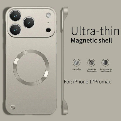 Ultra Thin Metallic Magsafe Case for iPhone 17 series - Maison Novaire #