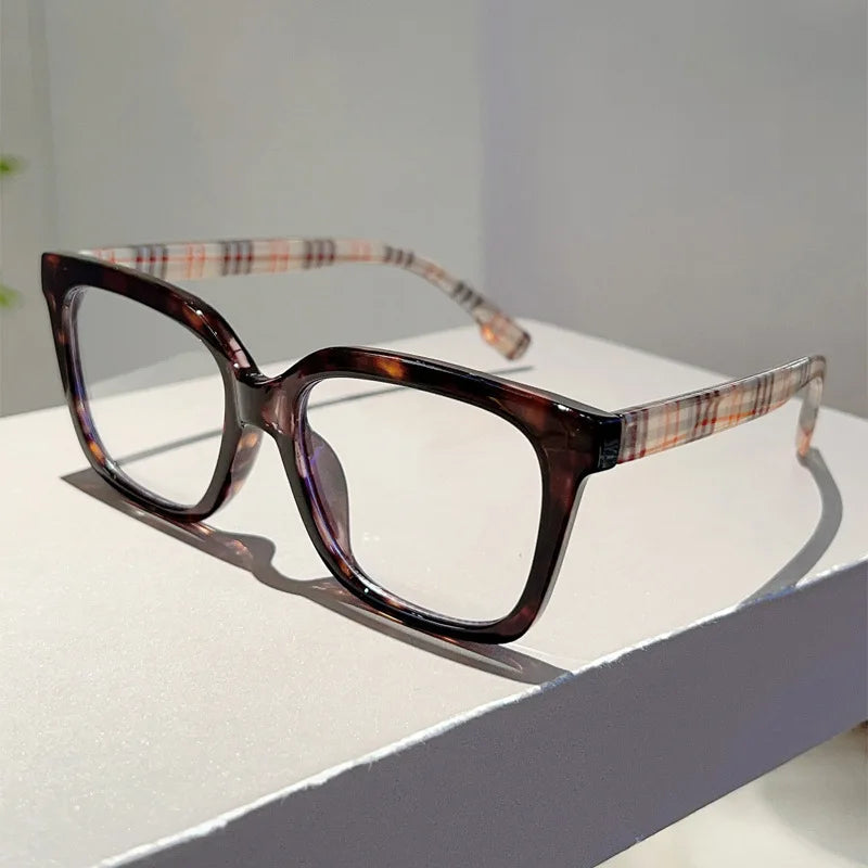 Unisex Business Square Frame Anti Blue Light Glasses - BLAKESTORE-NG