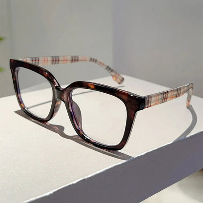 Unisex Business Square Frame Anti Blue Light Glasses - BLAKESTORE-NG