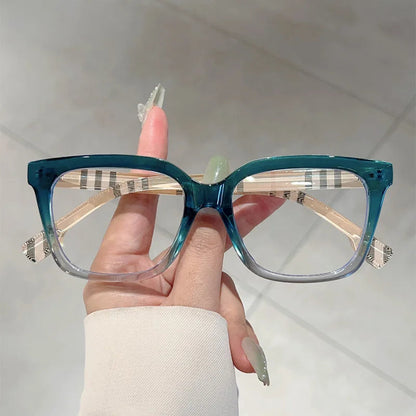 Unisex Business Square Frame Anti Blue Light Glasses - BLAKESTORE-NG