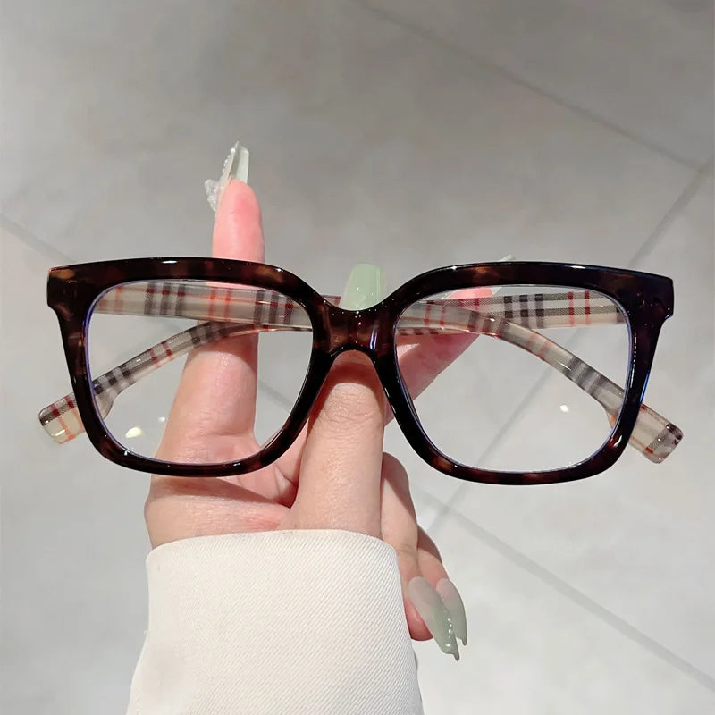 Unisex Business Square Frame Anti Blue Light Glasses - BLAKESTORE-NG