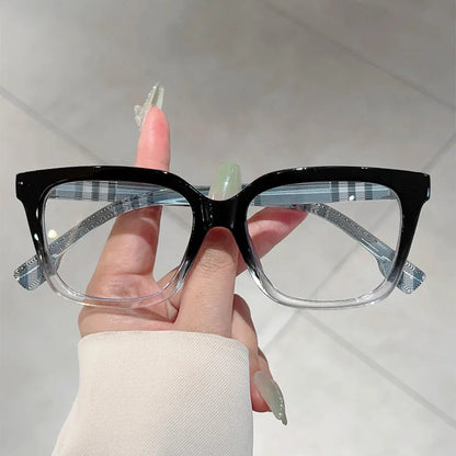 Unisex Business Square Frame Anti Blue Light Glasses - BLAKESTORE-NG