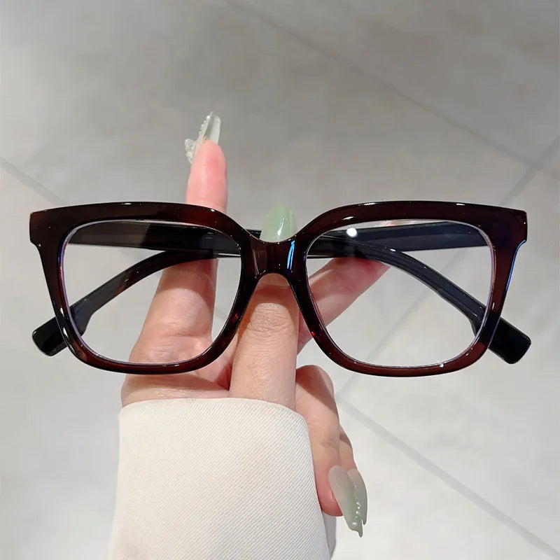 Unisex Business Square Frame Anti Blue Light Glasses - BLAKESTORE-NG