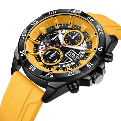 Unisex men’s watch with silicone strap. - BLAKESTORE-NG