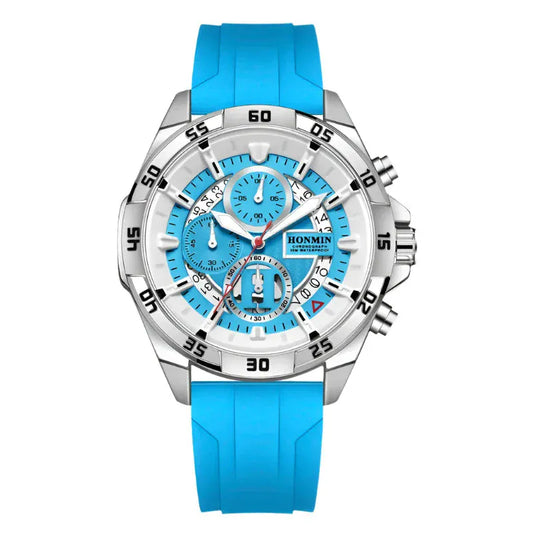 Unisex men’s watch with silicone strap. - BLAKESTORE-NG