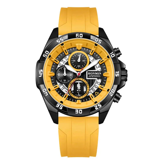 Unisex men’s watch with silicone strap. - BLAKESTORE-NG
