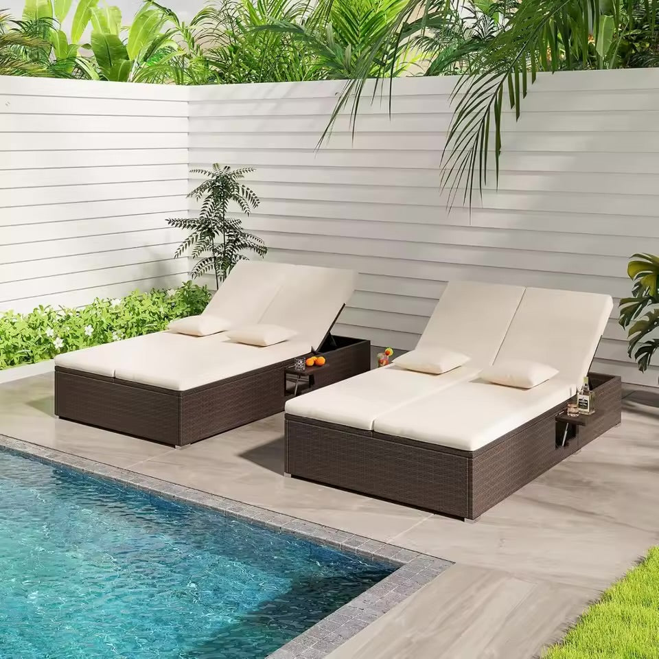 Maison Novaire Luxury Outdoor Rattan Daybed for Two - Maison Novaire