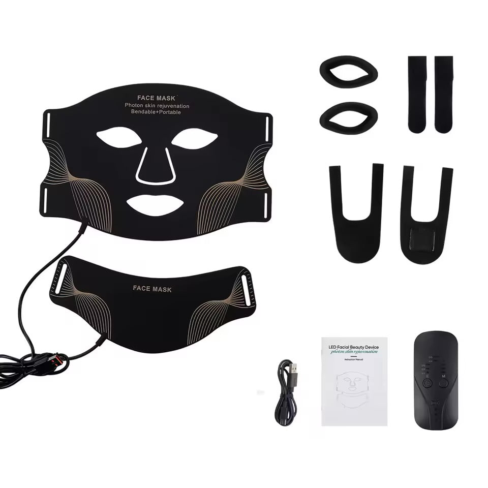 Maison Novaire wireless red light therapy mask for face and neck skincare routines