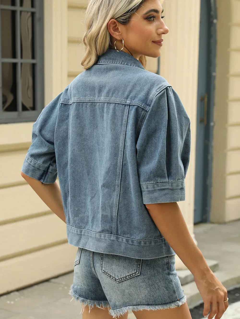 Washed Denim Jacket - BLAKESTORE-NG