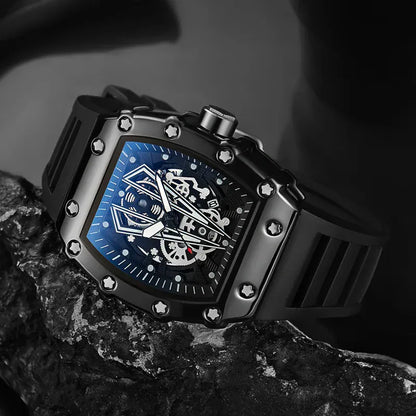Waterproof Square Luminous Quartz Watch For Men. - BLAKESTORE-NG