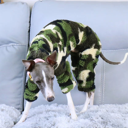 Whippet & Italian Greyhound Fleece Turtleneck Jacket – Warm Winter Dog Jumper - Maison Novaire