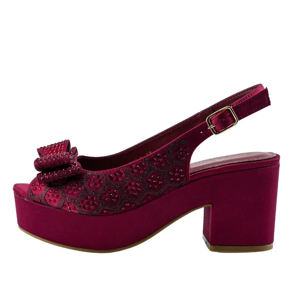 Wine Wedding High Heels Party Shoes - BLAKESTORE-NG