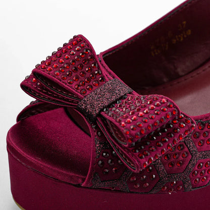 Wine Wedding High Heels Party Shoes - Maison Novaire