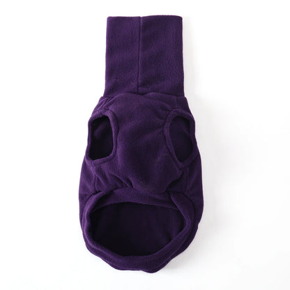 Winter Fleece Whippet Vest – Italian Greyhound Turtleneck Dog Clothes - Maison Novaire #