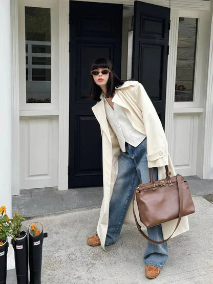 Winter Suede Leather Tote Russian-Style Women’s Shoulder Bag - Maison Novaire #
