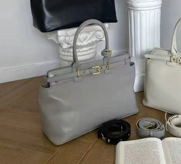 Winter Suede Leather Tote Russian-Style Women’s Shoulder Bag - Maison Novaire #