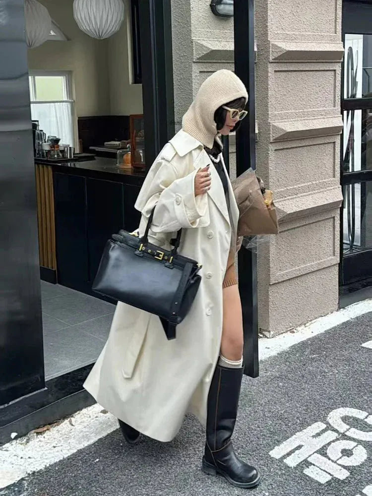 Winter Suede Leather Tote Russian-Style Women’s Shoulder Bag - Maison Novaire #
