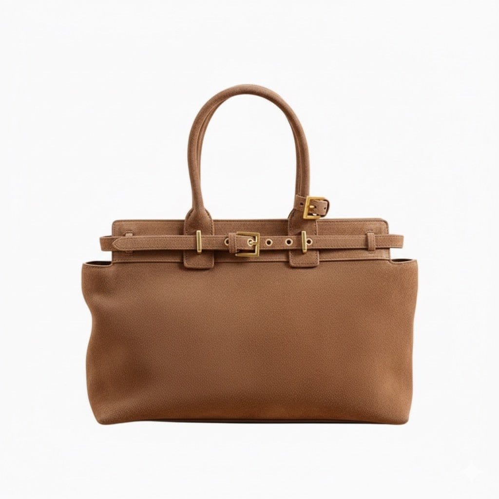 Winter Suede Leather Tote Russian-Style Women’s Shoulder Bag - Maison Novaire #