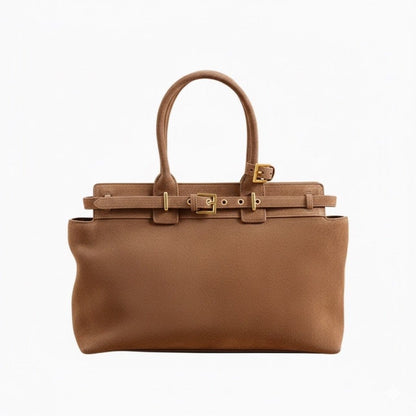 Winter Suede Leather Tote Russian-Style Women’s Shoulder Bag - Maison Novaire #