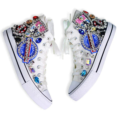 Woman Canvas Shoes Flat Platform Loafers. - BLAKESTORE-NG