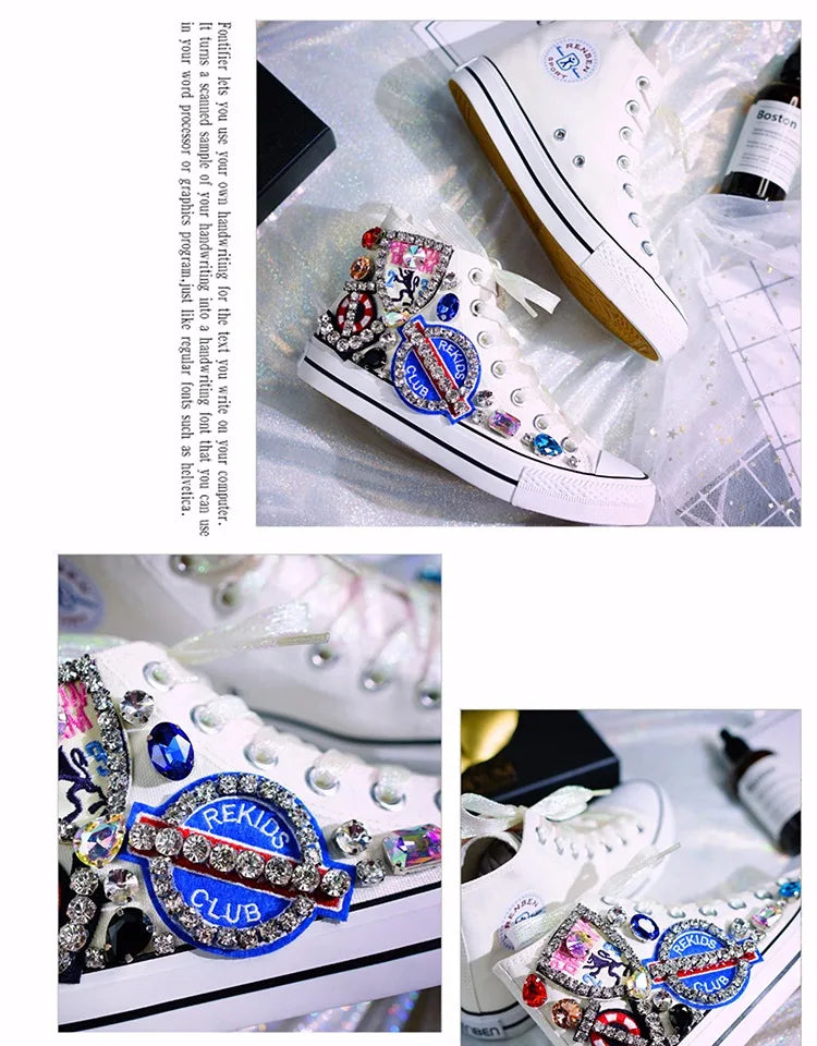 Woman Canvas Shoes Flat Platform Loafers. - Maison Novaire