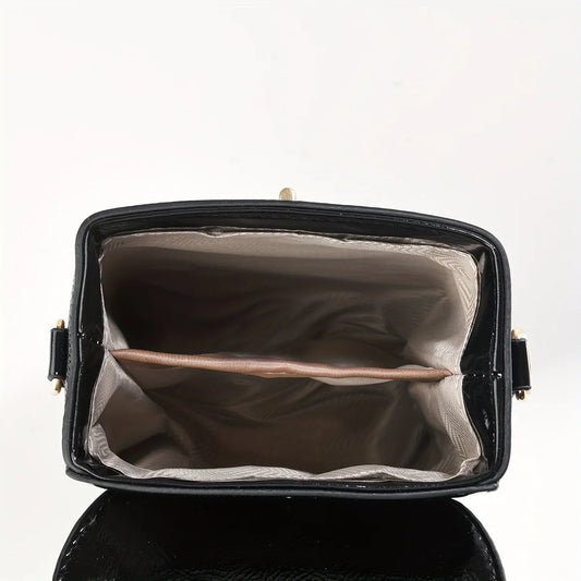 Women's Crossbody Bag.  - black - Maison Novaire