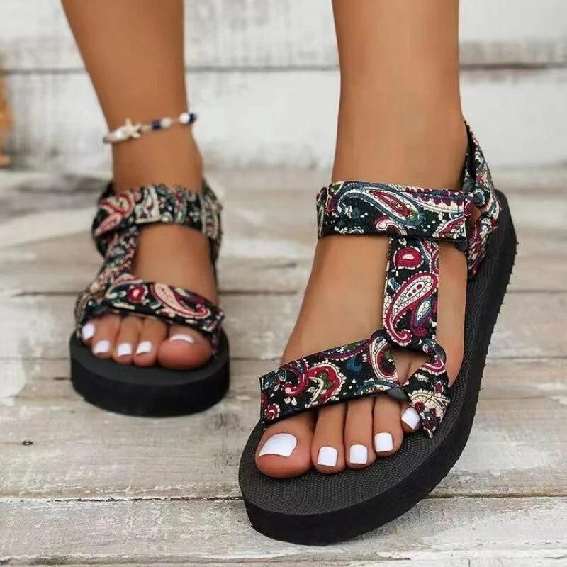 Women's Flat Shoes Outdoor Sandals. - Maison Novaire