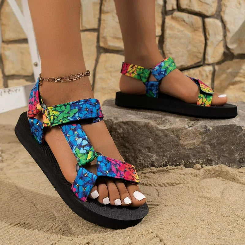 Women's Flat Shoes Outdoor Sandals. - Maison Novaire