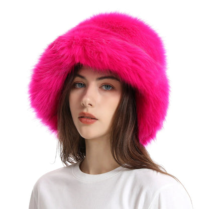 Women's Fur Snow Boots with Hat. - Maison Novaire #