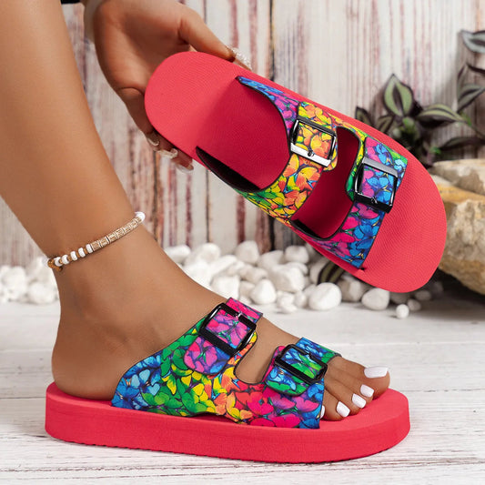 Women's Memory Foam Anti-Skid House Slides Sandals  - safflower / 36 - Maison Novaire