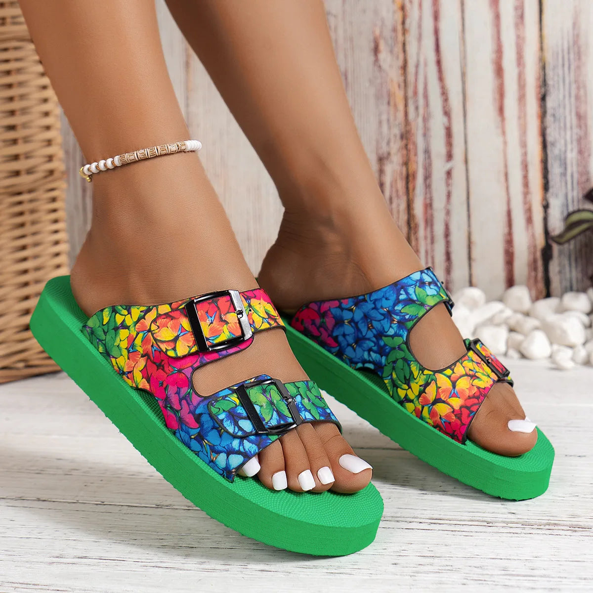 Women's Memory Foam Anti-Skid House Slides Sandals - Maison Novaire