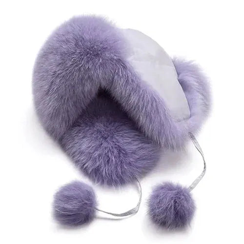 Women’s Real Fox Fur Hat - Maison Novaire