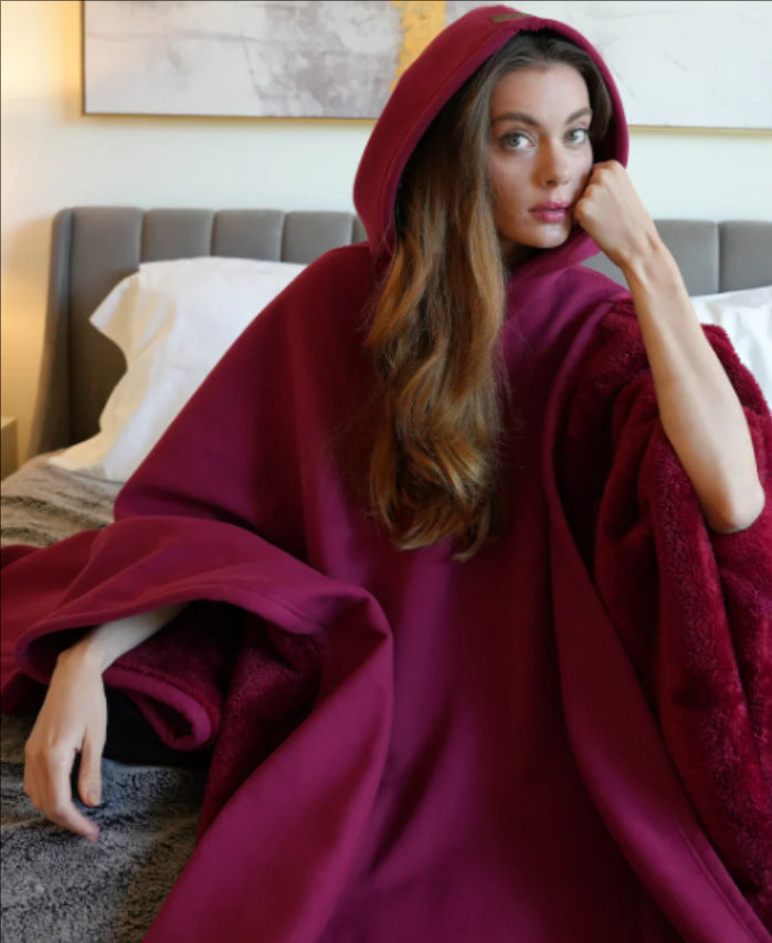 Woolen Loose Cape Tops For Men And Women - Maison Novaire #