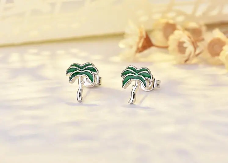 BLAKESTORE-NG Jewelries QLX ED127 S Silver Stud Earrings 925 For Women