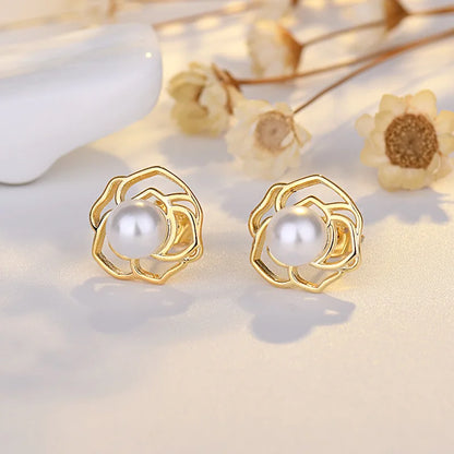 BLAKESTORE-NG Jewelries QLX ED209 G Silver Stud Earrings 925 For Women