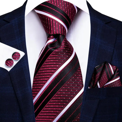 BLAKESTORE-NG Necktie 3351 Hi-Tie Black Paisley Silk Tie 8.5cm | 100% Silk Men’s Formal Luxury Necktie for Wedding Business Party