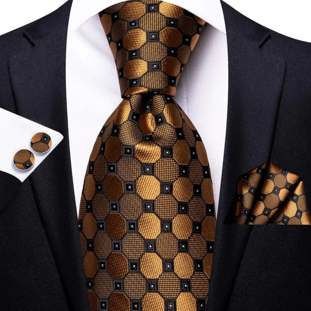 BLAKESTORE-NG Necktie 3398 Hi-Tie Black Paisley Silk Tie 8.5cm | 100% Silk Men’s Formal Luxury Necktie for Wedding Business Party