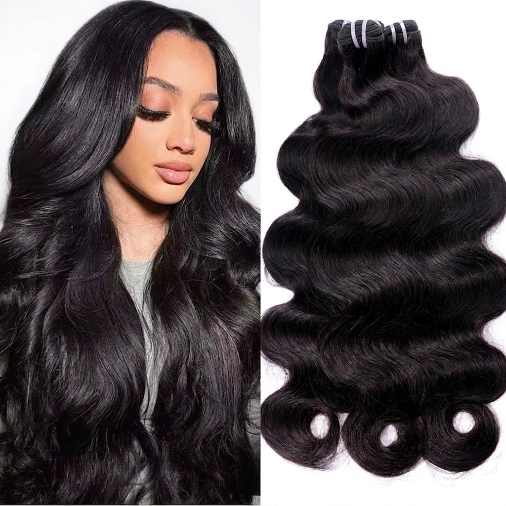 Raw Brazilian Body Wave Human Hair Bundles | Maison Hair Atelier - Maison Novaire